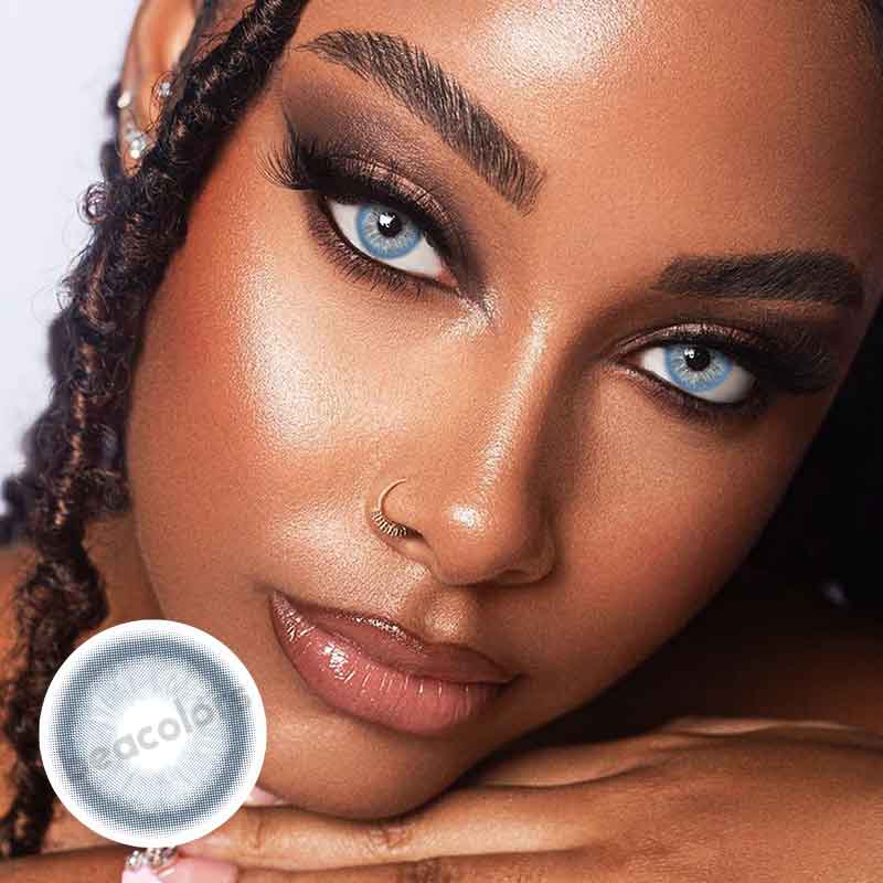 【New】Beacolors Angelic Glow Bliss Azure Colored contact lenses -BEACOLORS