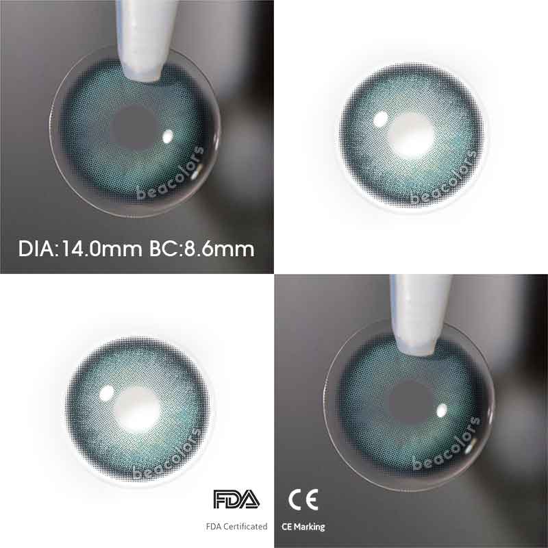 【New】Beacolors Miracle Night Emerald Spell Colored contact lenses -BEACOLORS
