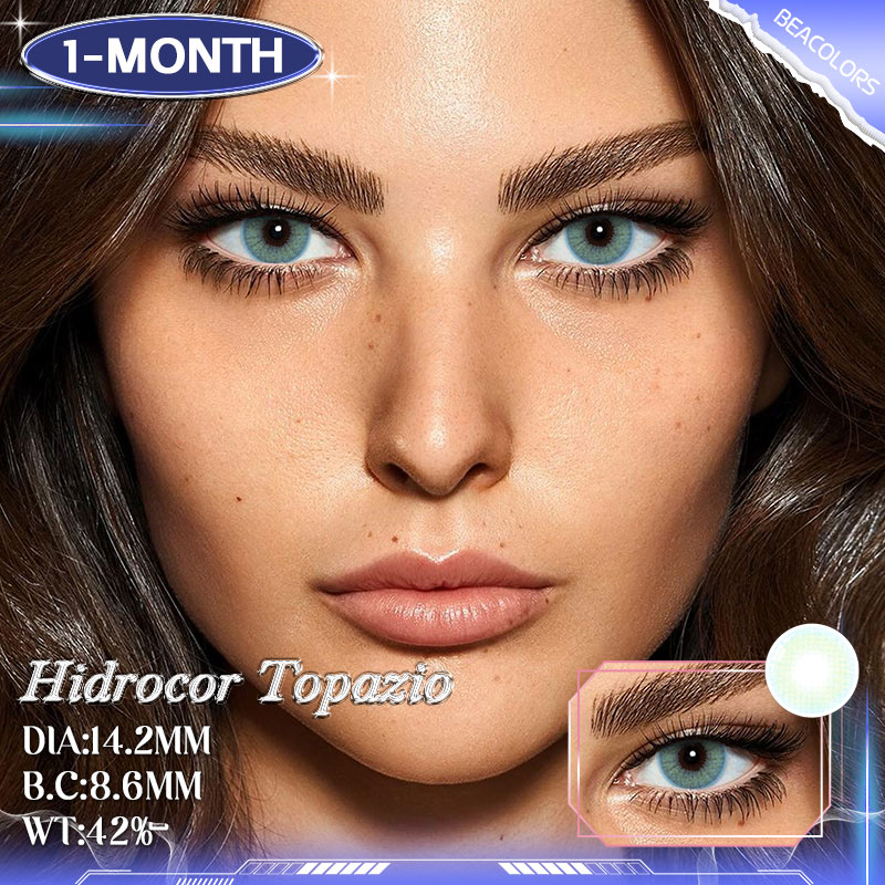 1-Month* Hidrocor Topazio  Colored contact lenses -Shop Now!