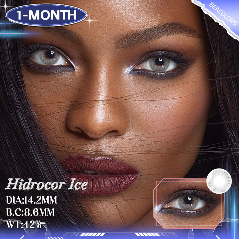 1-Month*Hidrocor Ice Colored contact lenses -Shop Now!