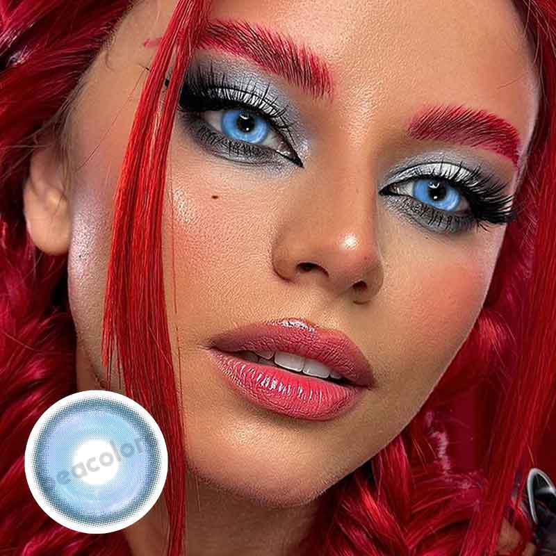 【NEW】Beacolors KOI Blue Cosplay Colored contact lenses -BEACOLORS