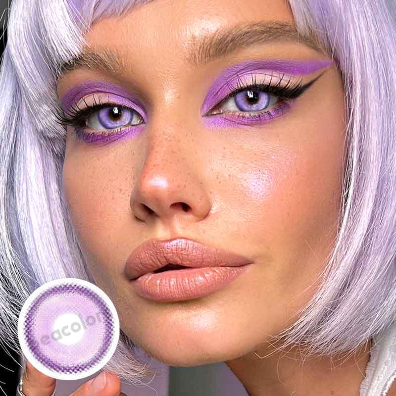 【NEW】Beacolors KOI Purple Cosplay Colored contact lenses -BEACOLORS