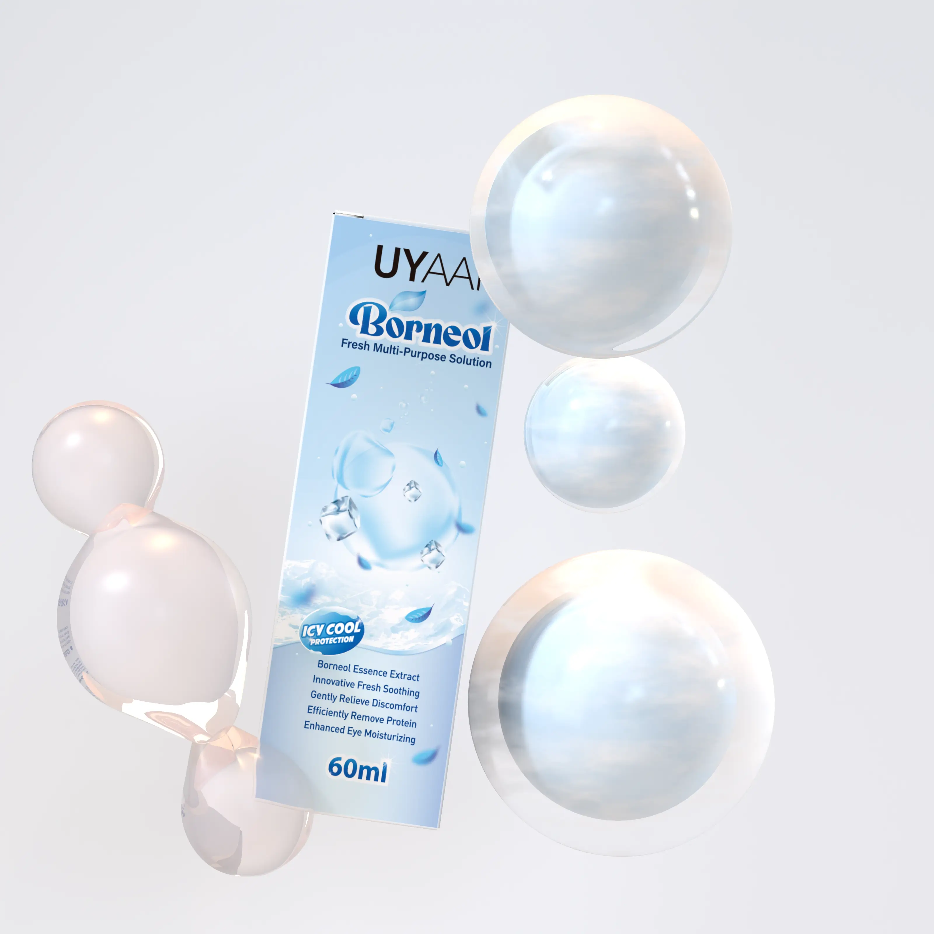 Beacolors Borneol Fresh Multi-Purpose Solution Colored contact lenses -BEACOLORS