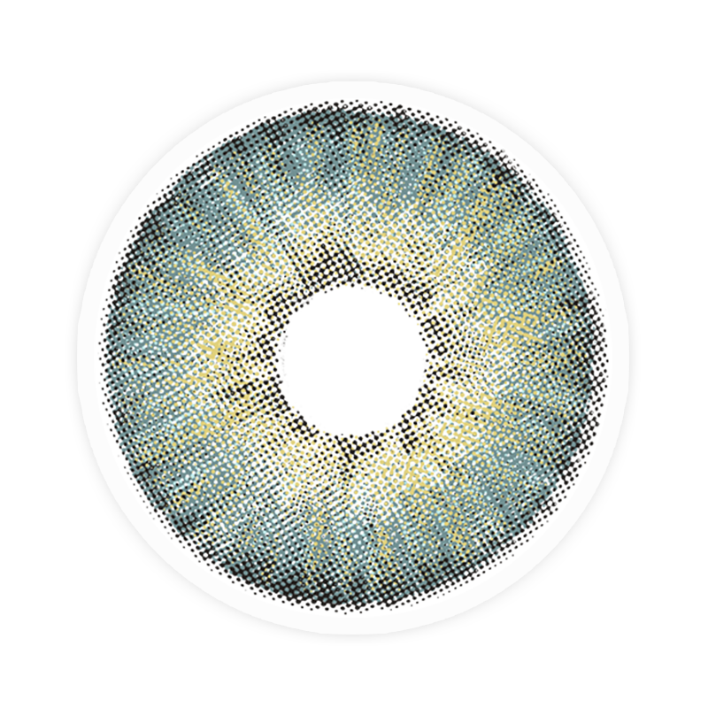 【Us Warehouse】Beacolors New New York Urban Green color contact lenses for dark eyes -BEACOLORS