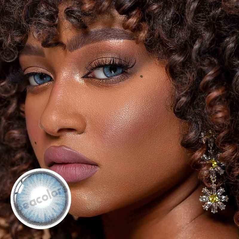 Beacolors Mirage Blue Colored contact lenses -BEACOLORS