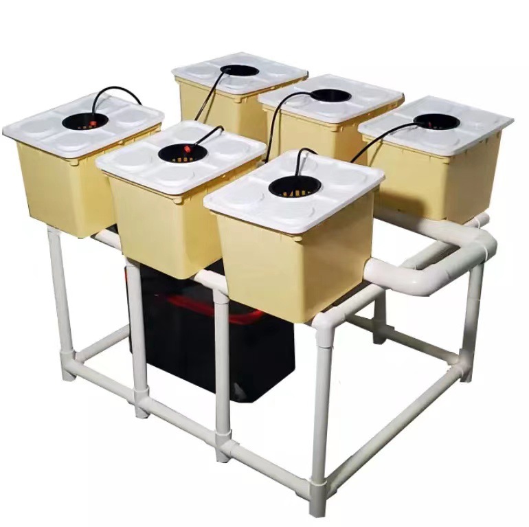 Soilless Hydroponics with Shelf Growing Set