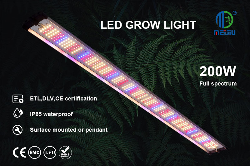 Meijiu Lighting Tube Red Blue Light Supplementary Full Spectrum LED Grow Light Strip for Indoor Plant Cultivation