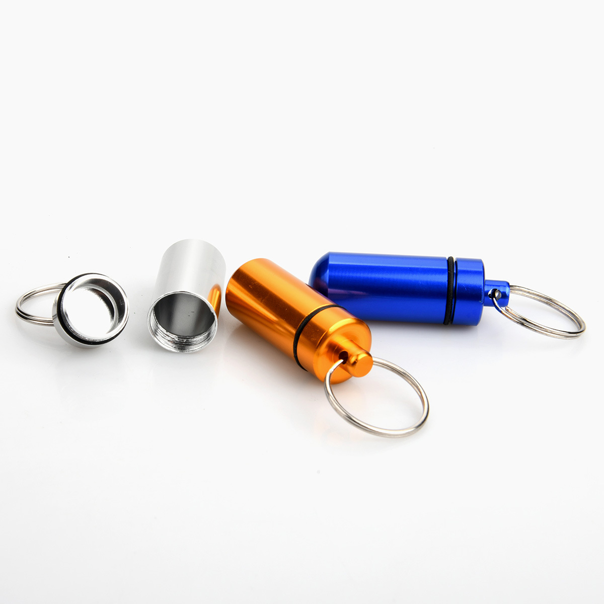 Keychain Metal Pill Box 45ML