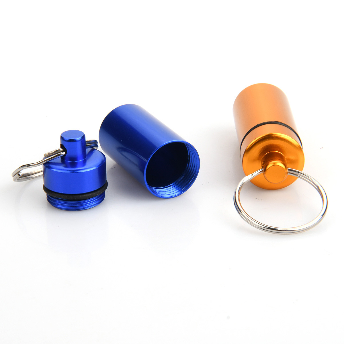 Keychain Metal Pill Box 45ML