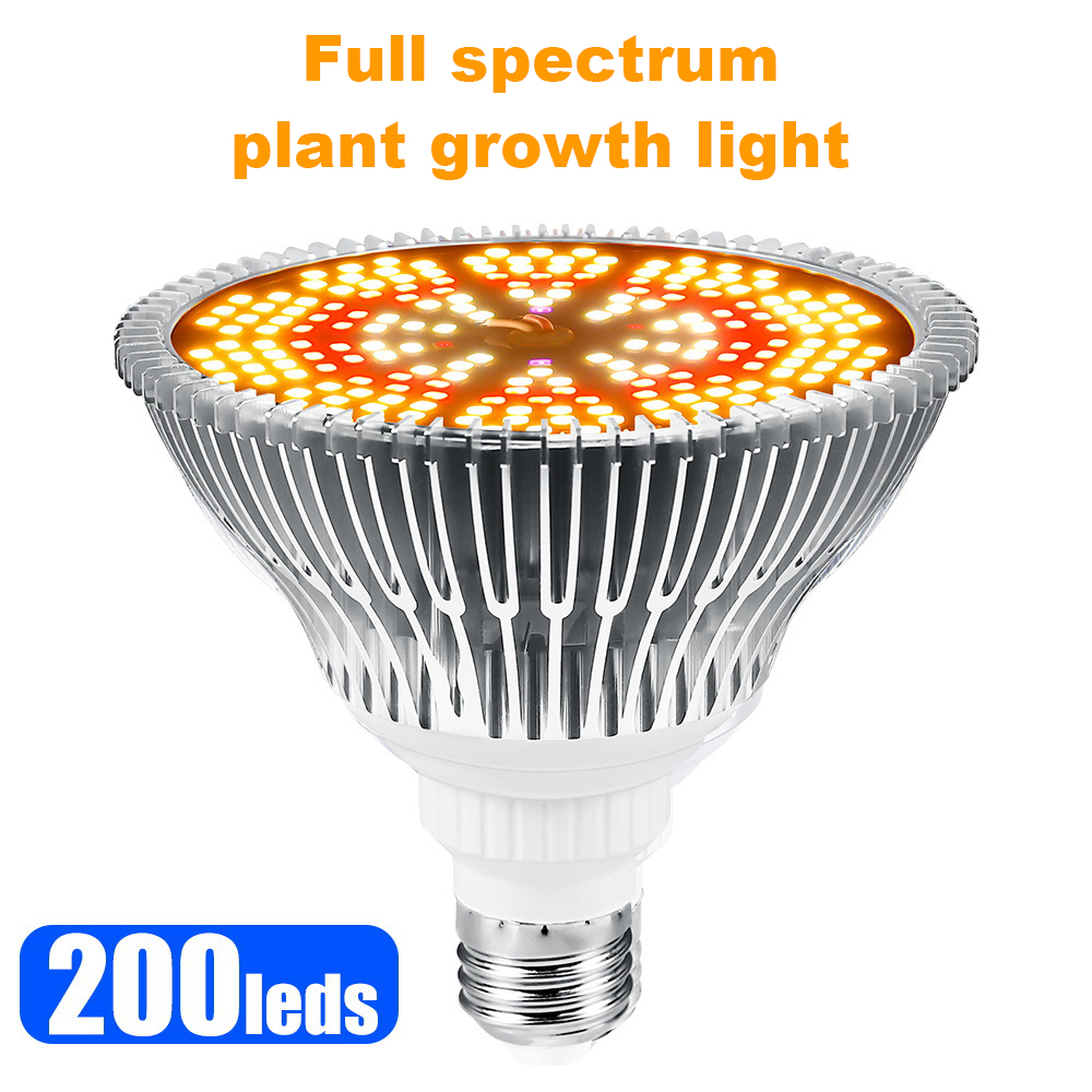 Compact 50W E27 Base Mini Round LED High Bay Grow Lights for Plant Cultivation and Shelf Gardening