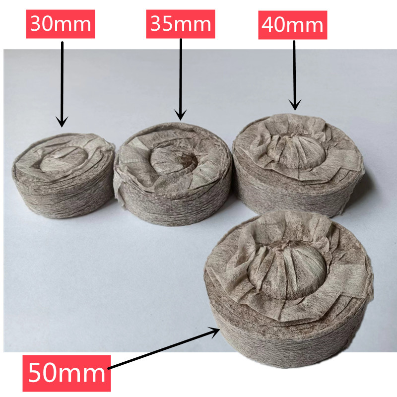 Net bag compressed nutrient soil block