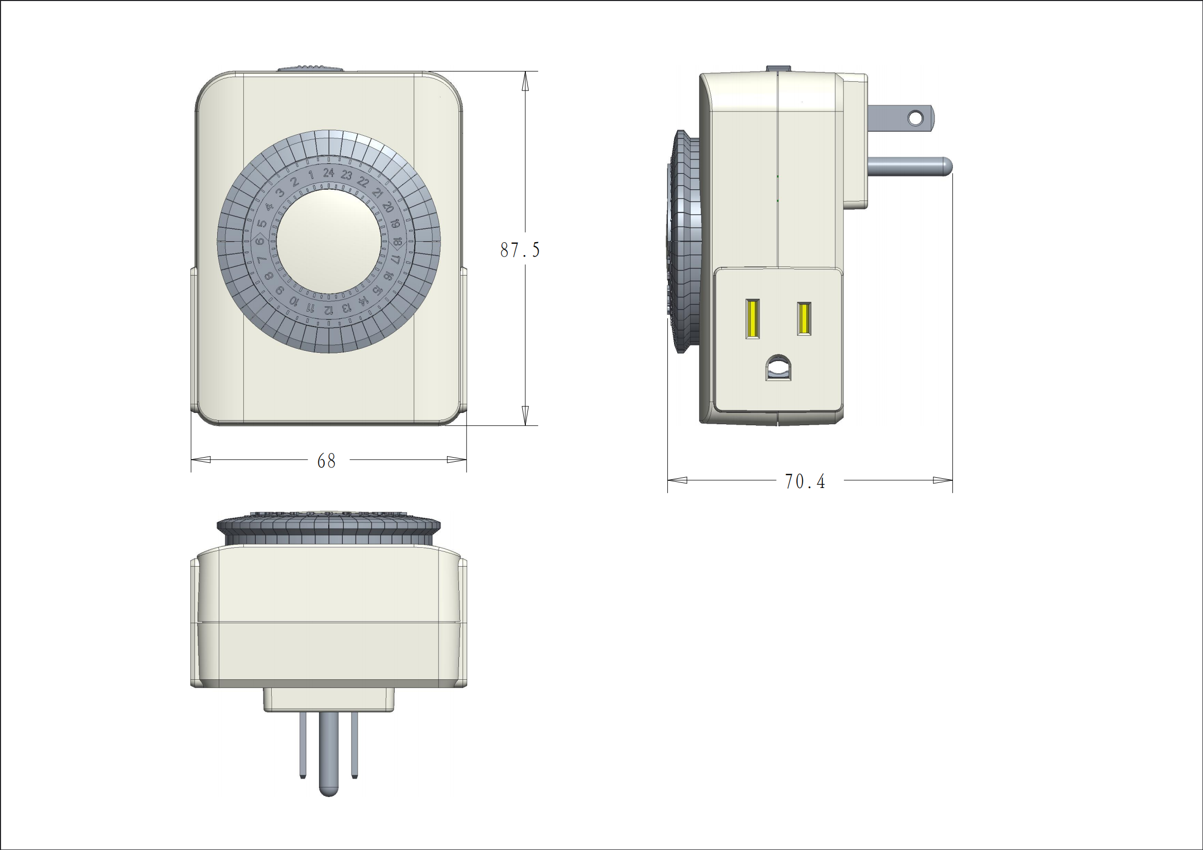 US standard timer switch MT02A-US2
