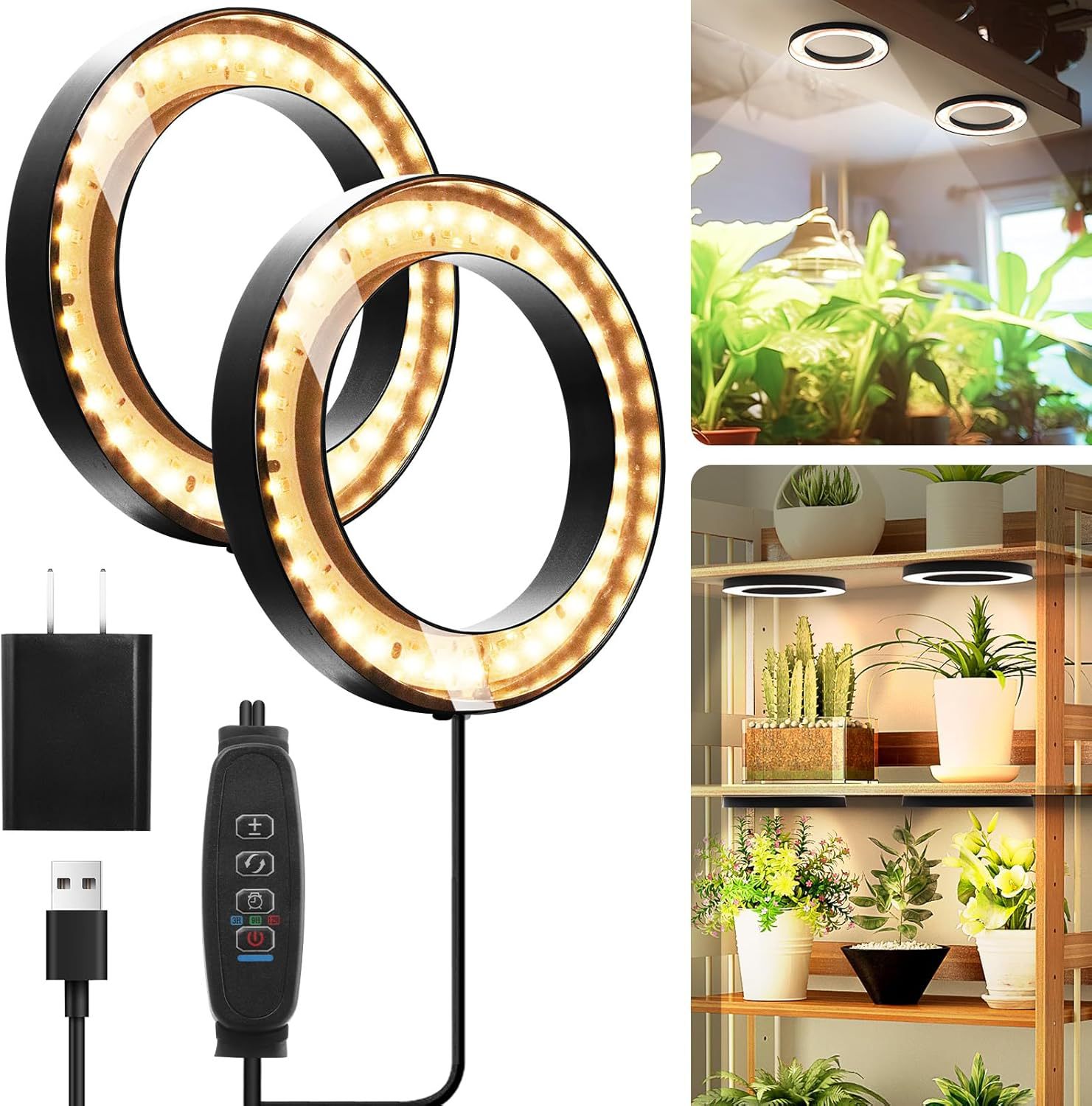 120V/240V 4-in-1 Circular Grow Lighting 4-Light Relay Controllers for Efficient Light Management