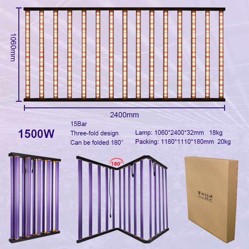 High Power IP65 Waterproof LED Grow for 1000W for LM281B Dimmable Plant Lamp for Greenhouse Hydroponic