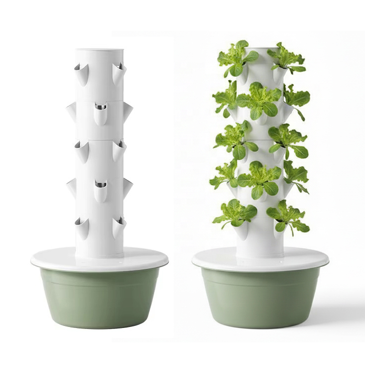 New Agricultural Indoor Hydroponic System Tower Farming Vertical Growing System Hydroponic Tower for Planting Vegetable