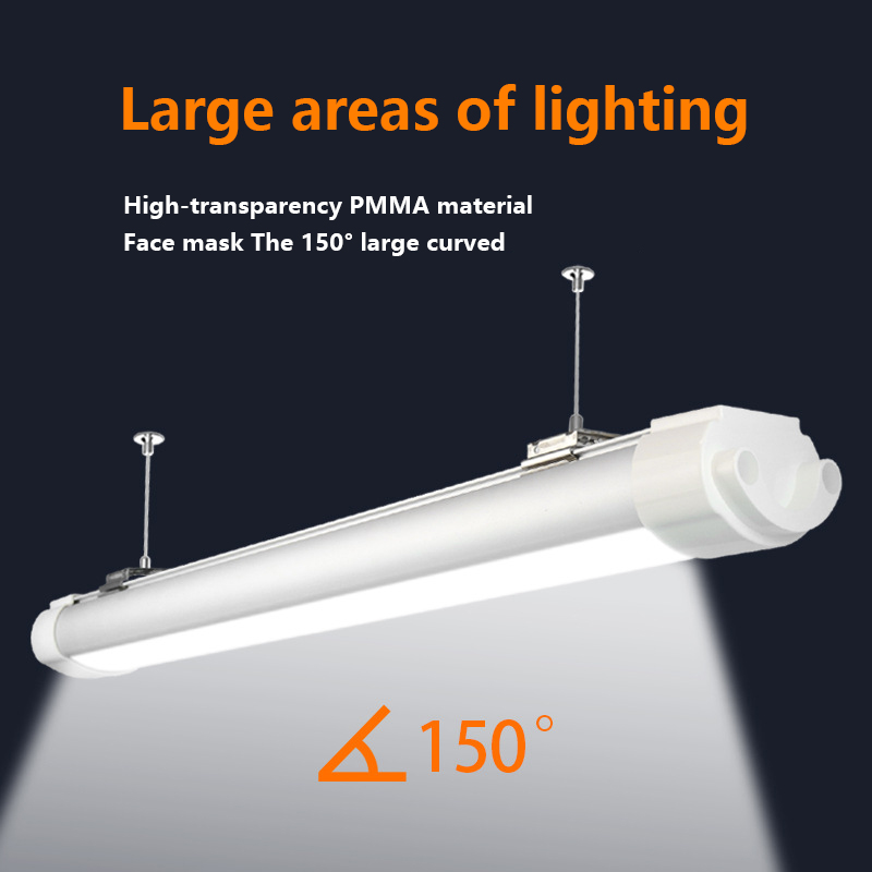 Motion Sensor Linear LED Tri-Proof Light Fix 3 FT 4 FT 5 FT IP65 Batten Light 2CCT 20W 36W 40W 160lm Triproof Light