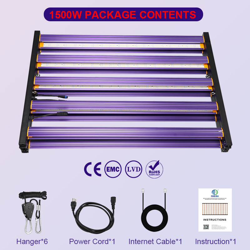 High Power IP65 Waterproof LED Grow for 1000W for LM281B Dimmable Plant Lamp for Greenhouse Hydroponic