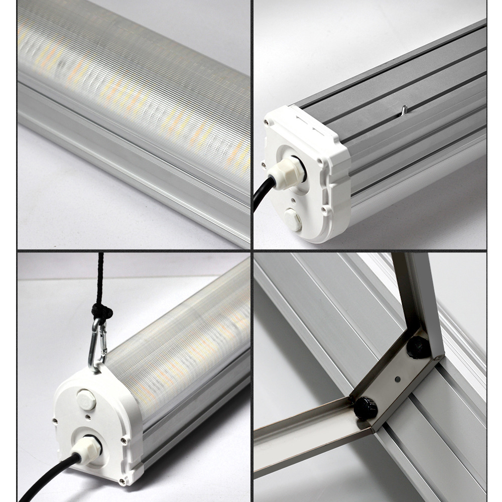 High-Power 100W-150W IP65 COB LED Grow Lights with LM301B 4000K Spectrum for Greenhouse Seedling Cultivation