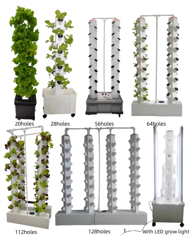 New Agricultural Indoor Hydroponic System Tower Farming Vertical Growing System Hydroponic Tower for Planting Vegetable