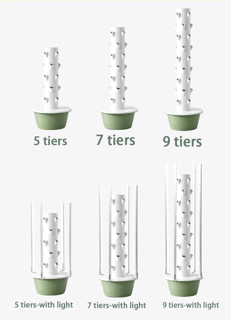 New Agricultural Indoor Hydroponic System Tower Farming Vertical Growing System Hydroponic Tower for Planting Vegetable