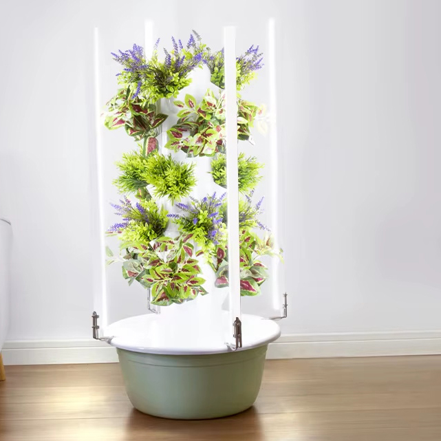 New Agricultural Indoor Hydroponic System Tower Farming Vertical Growing System Hydroponic Tower for Planting Vegetable