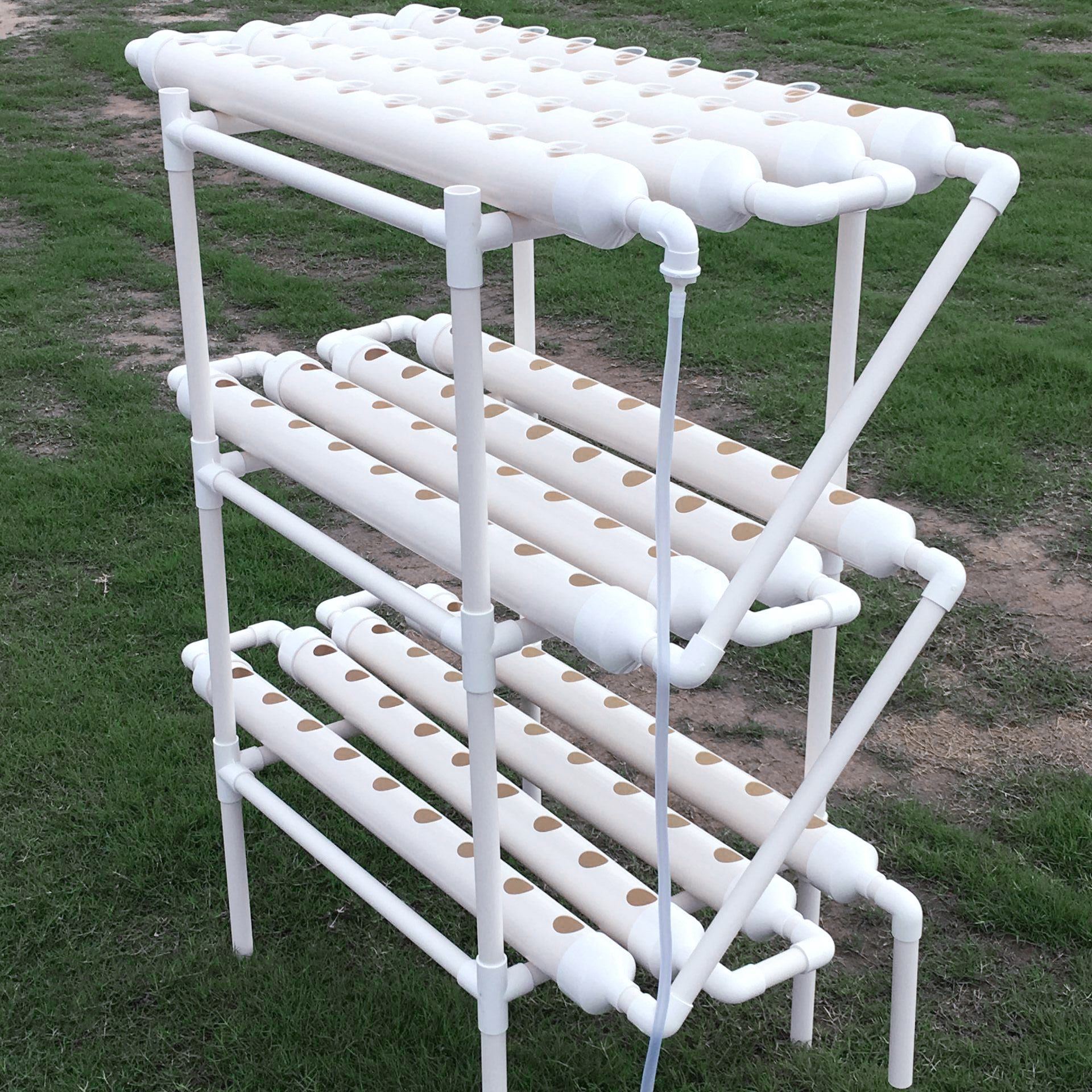 Vertical Hydroponic Plant Growing Rack Multi Layer System Grow Shelf Indoor Balcony Vegetable Herb Microgreens Production