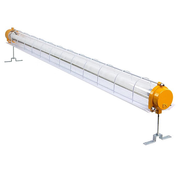 LED Tube IP66 Vapor Tight Tri Proof Dust Free Cleanroom Linear Industrial Lighting Explosion Proof Class I/Div 1 Dimmable