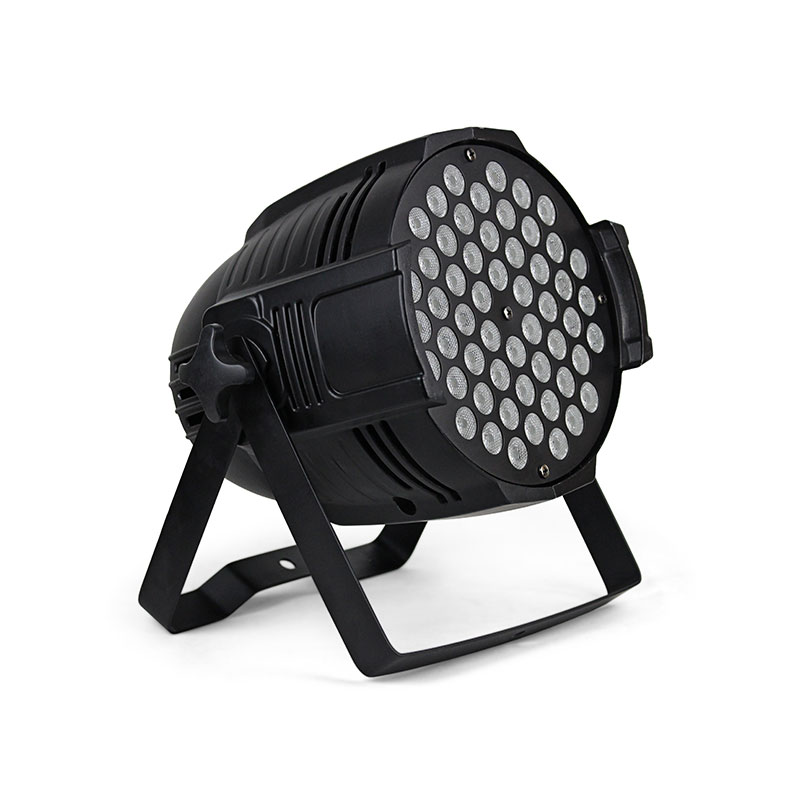 180W 54x3W LED PAR Light Indoor Stage Wash Light with RGBW Single Color or RGB 3-in-1 LEDs, 7-Channel DMX512 Control Stage Light for Party and Event Lighting