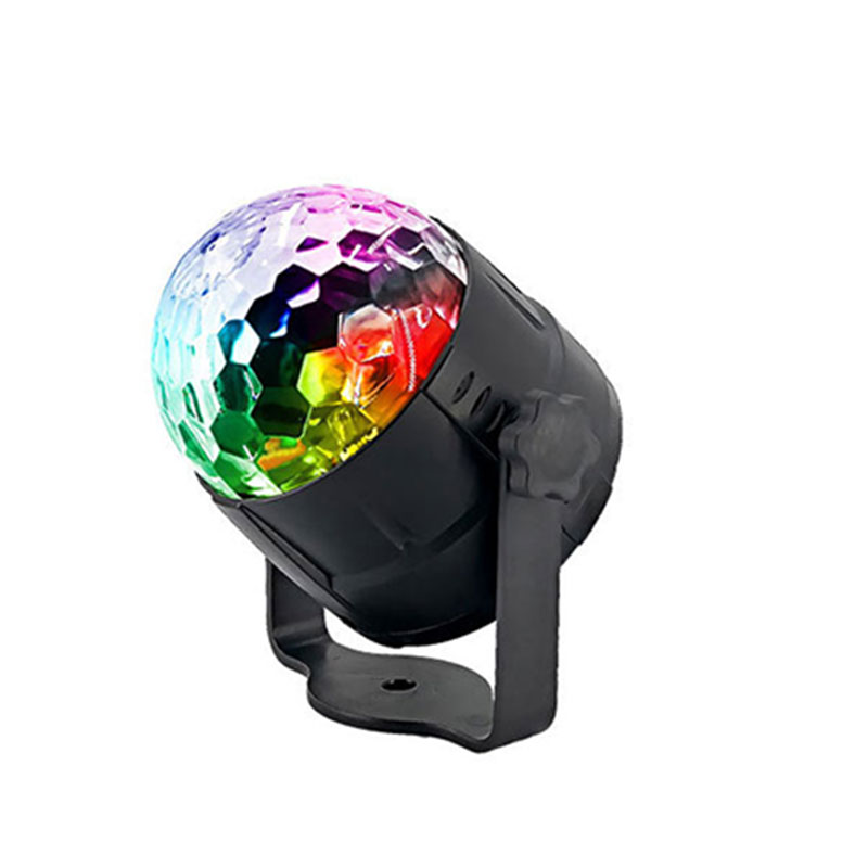 IR Remote Control LED Crystal Magic Ball Mini RGB Stage Lighting Effect Lamp Bulb Party Disco