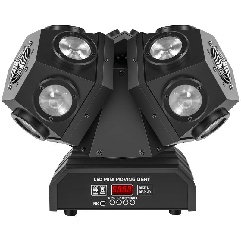 18*10w Three Heads Beam Moving Head Laser Rotating Hair Photodiode Disco Lights Bar Disco Stage Lighting