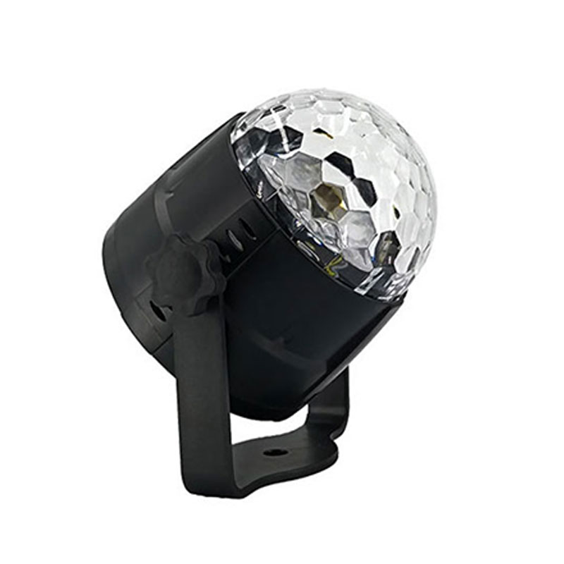 IR Remote Control LED Crystal Magic Ball Mini RGB Stage Lighting Effect Lamp Bulb Party Disco