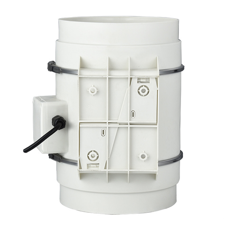 10-Inch Round Plastic Inline Tube Fan HF-250, 225W Power with 4 Speed (White)