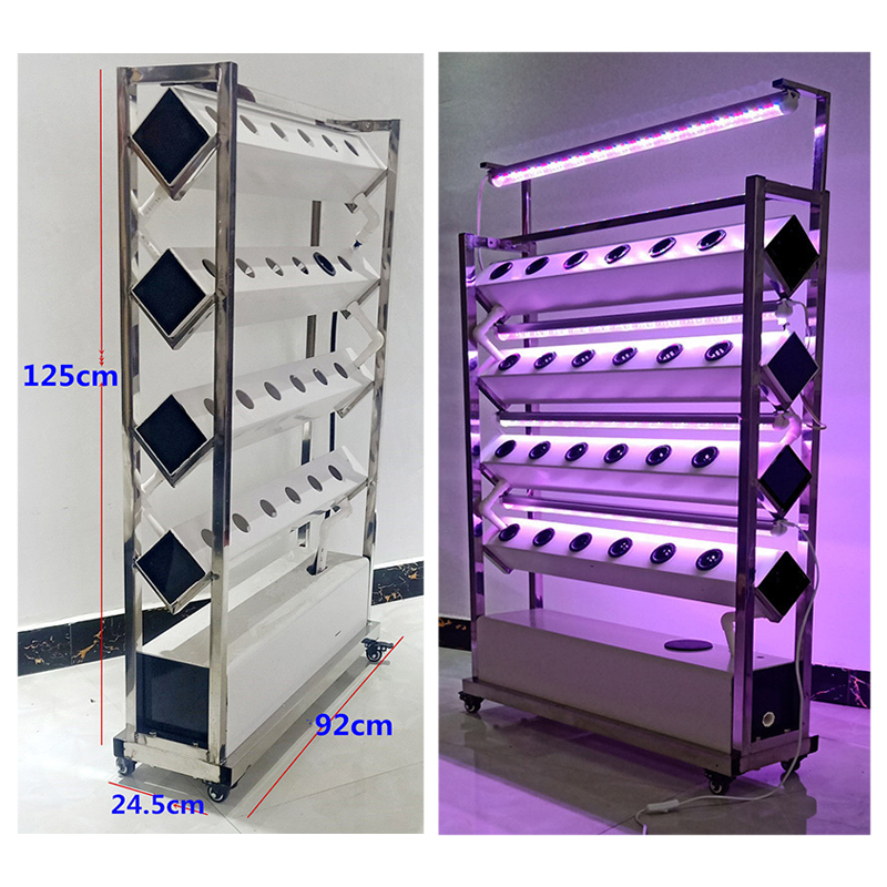 Hydroponics Vertical Farming Planting Square Channel System 100x100mm Indoor NFT Grow Kit Systems for Garden and Agricultural