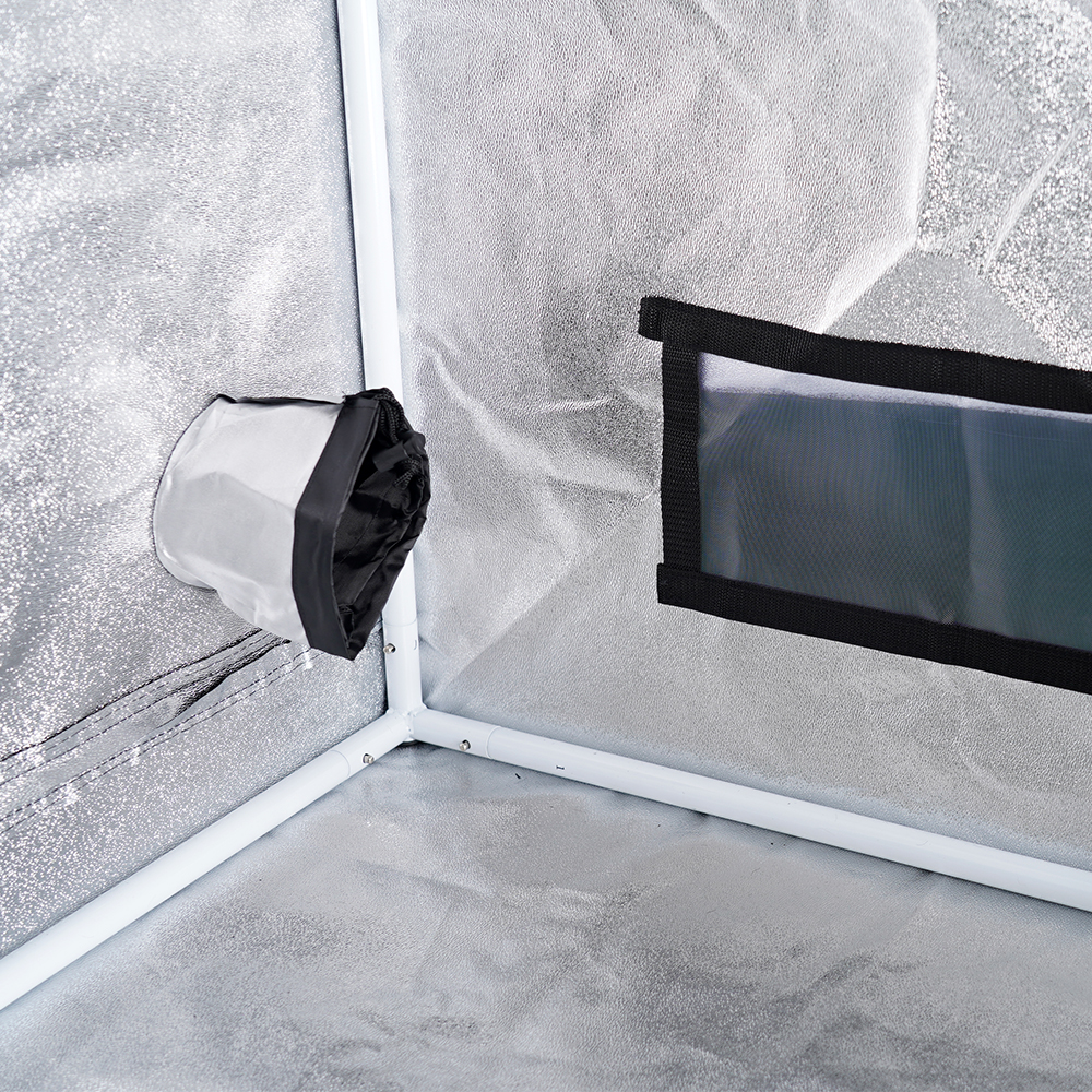 MEIJIU Hydroponics Indoor Grow 90x90x180CM 600D Grow Tent