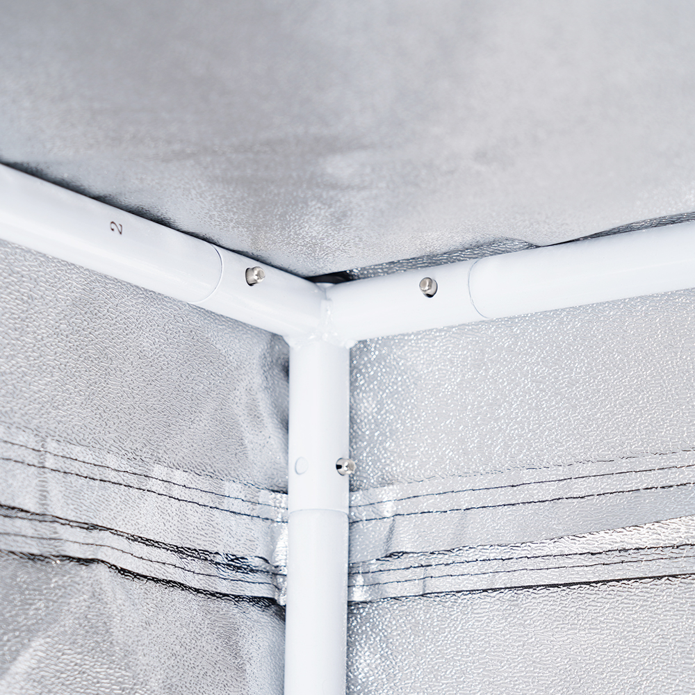 MEIJIU Hydroponics Indoor Grow 150x150X200CM 600D Grow Tent（with viewing window）