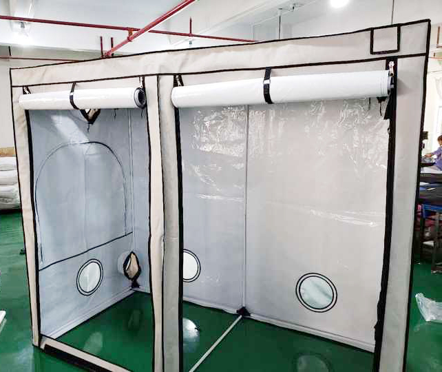 MEIJIU Hydroponics Indoor Grow 120x120X200CM 600D Grow Tent