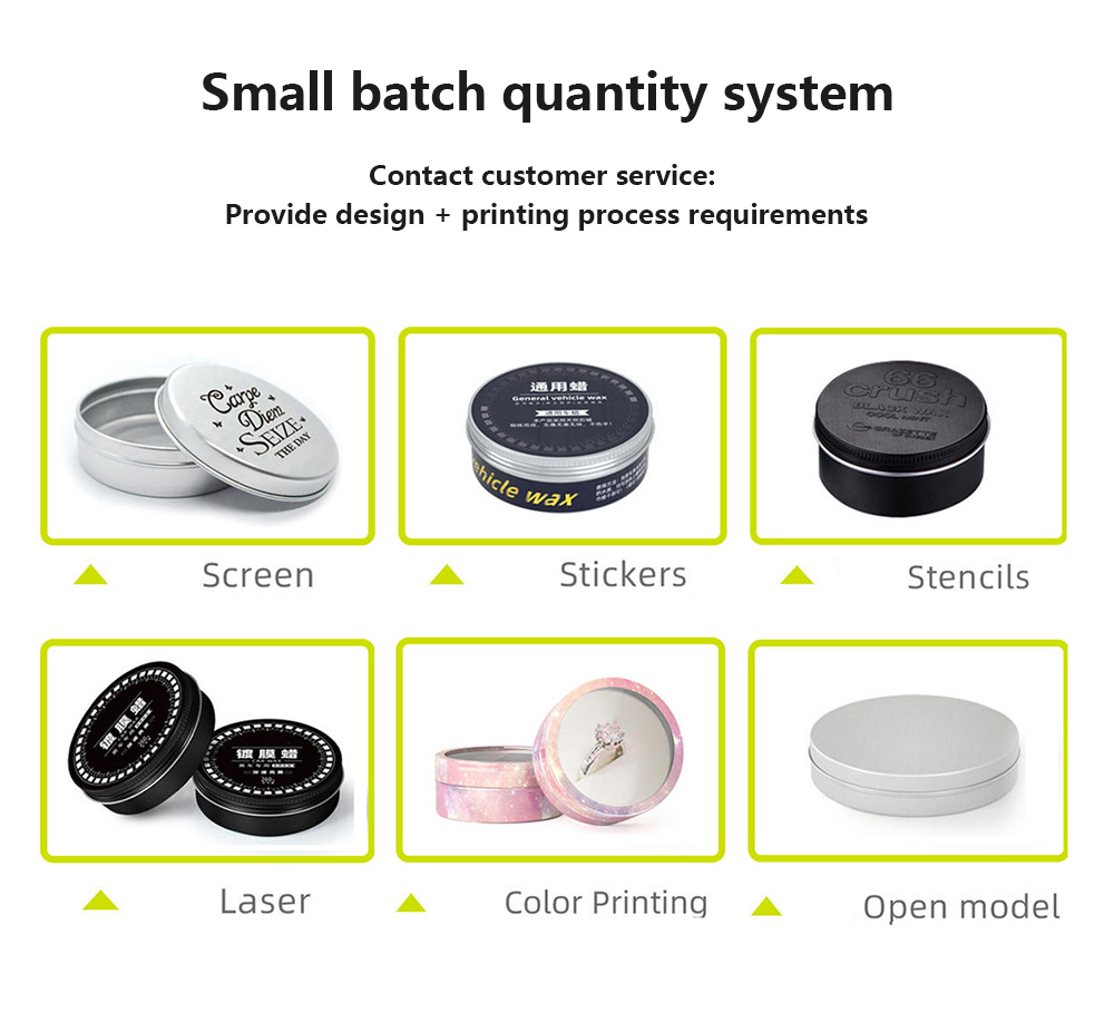 Aluminum cigarette paste box 30ML