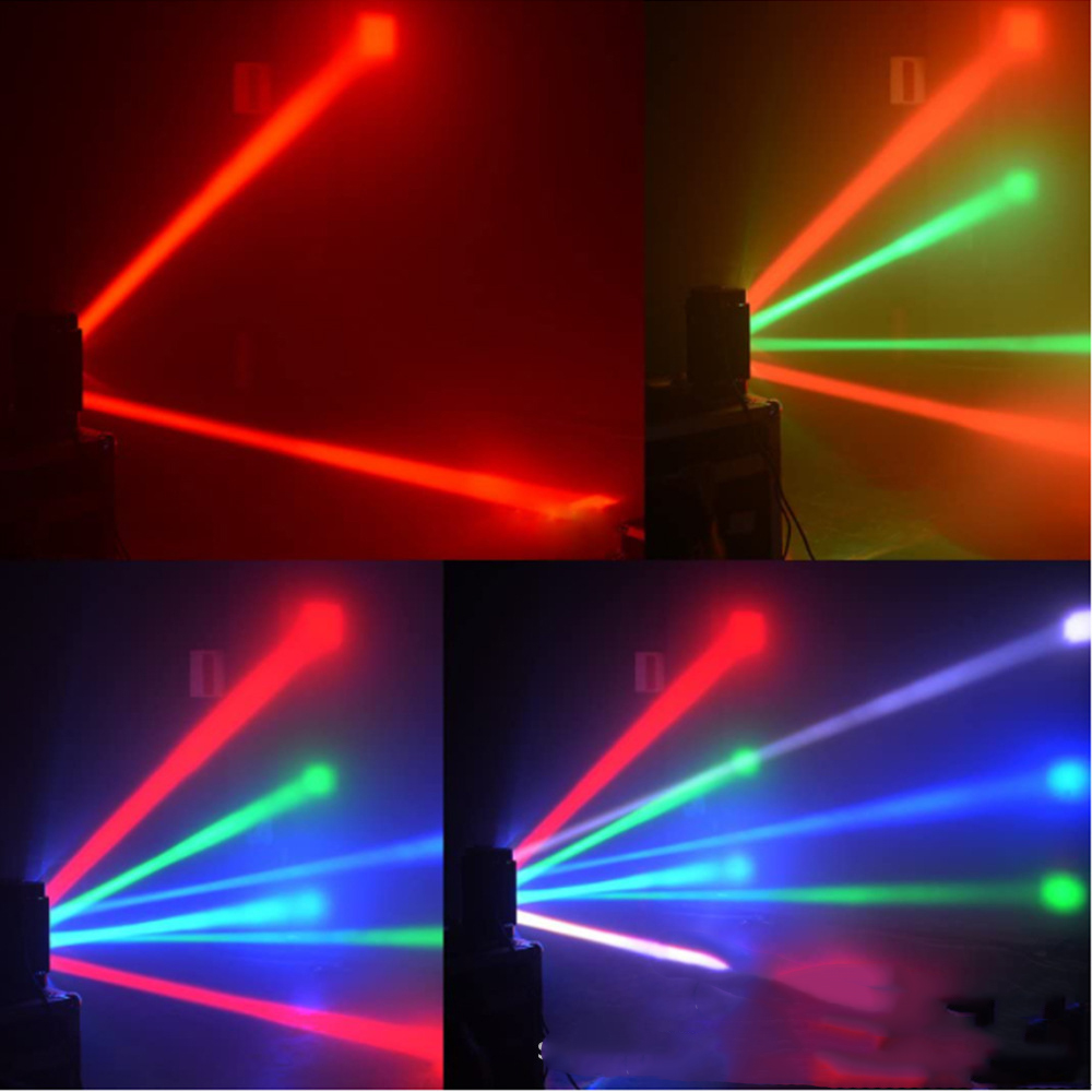 Mini LED 8-Eyed Spider Light RGB Sound Control Moving Head Light DMX DJ Bar 8-Eye Stage Beam Light