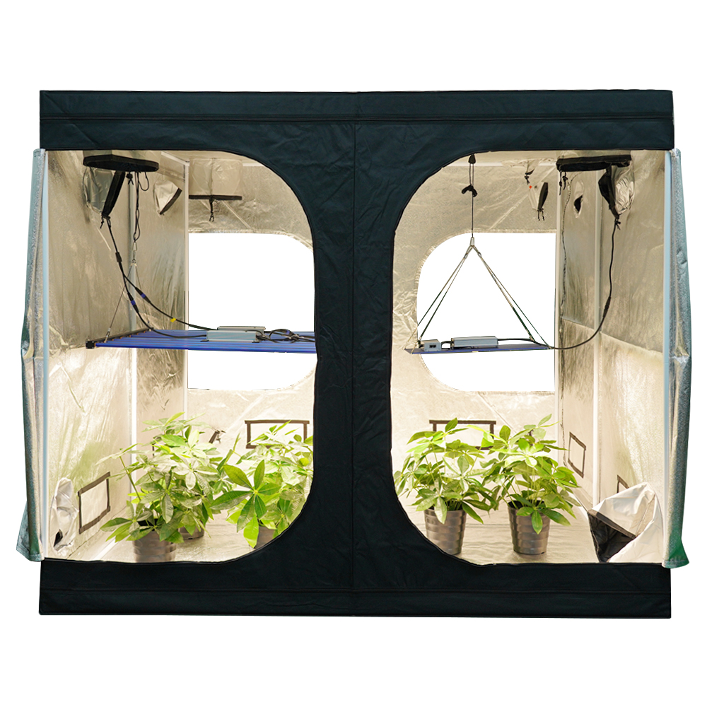 MEIJIU Hydroponics Indoor Grow 200x200X200CM 600D Grow Tent（with viewing window）