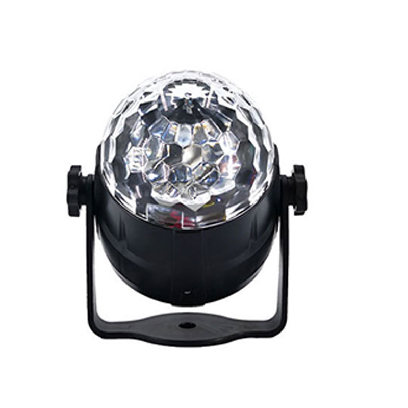 IR Remote Control LED Crystal Magic Ball Mini RGB Stage Lighting Effect Lamp Bulb Party Disco