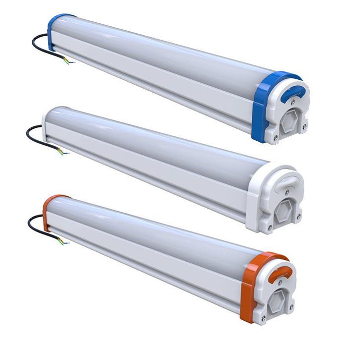 5 Years Warranty High Quality Linkeable IP65 Waterproof Outdoor IK09 PWM Dimmable 40W 4 ft LED Tri-proof Lights LED Tubes