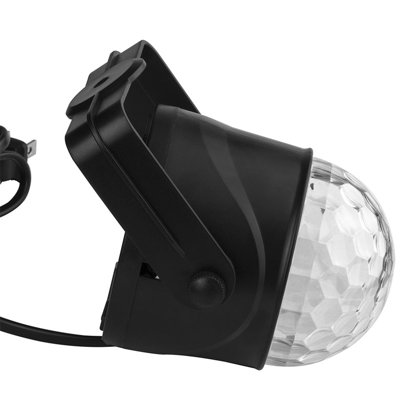 4w Dynamic Sound-Activated Magic Ball Light with Remote Control – Colorful Rotating Disco Lamp for KTV, Bars, and Party Rooms