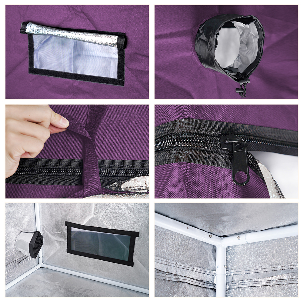 MEIJIU Hydroponics 60x90x160CM1680D Grow Tent