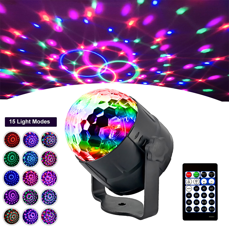 Magic Ball KTV Flash Colorful Bar Rotating Lamp Family Party Dormitory Dance Display Indoor Room Lighting Atmosphere