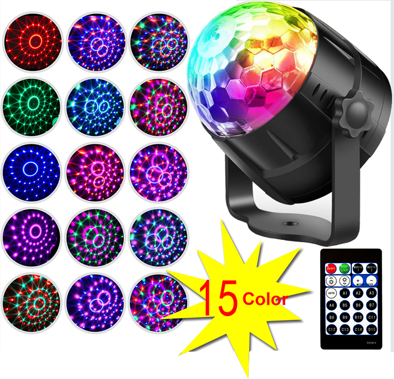 Magic Ball KTV Flash Colorful Bar Rotating Lamp Family Party Dormitory Dance Display Indoor Room Lighting Atmosphere