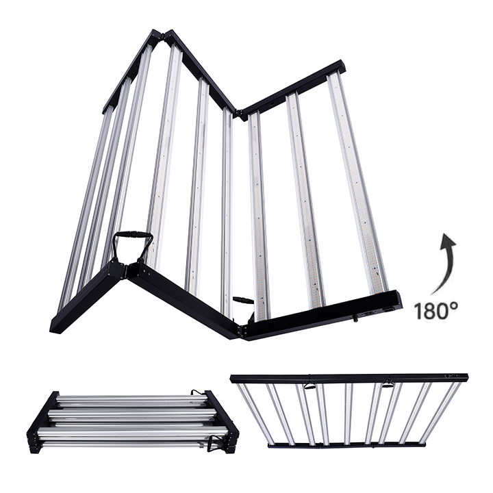 MEIJIU Commercial New Arrival Three Flexible 720W 1000W 1400W Full Spectrum Red White Light Bar Canopy for Seed Flower Stage