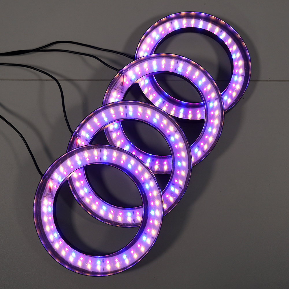 Samsung LM301B/LM301H Full Spectrum 4-in-1 Circular LED Grow Lights for Hydroponic Greenhouses