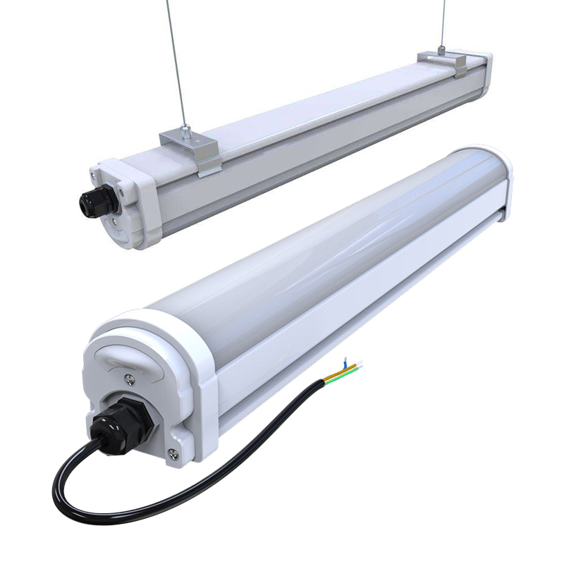 5 Years Warranty High Quality Linkeable IP65 Waterproof Outdoor IK09 PWM Dimmable 40W 4 ft LED Tri-proof Lights LED Tubes