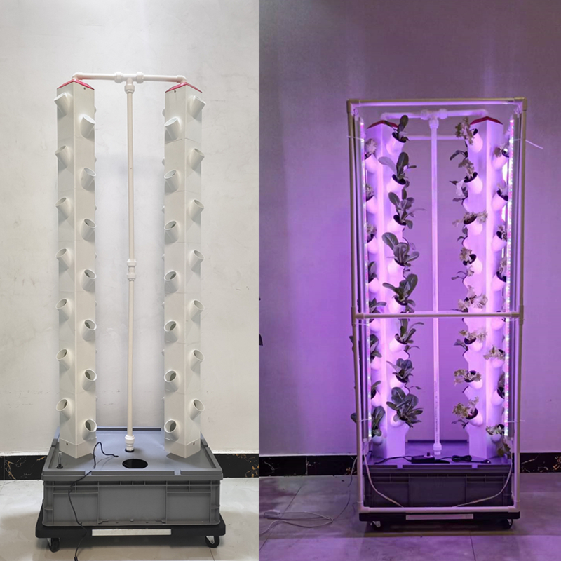 New Agricultural Indoor Hydroponic System Tower Farming Vertical Growing System Hydroponic Tower for Planting Vegetable