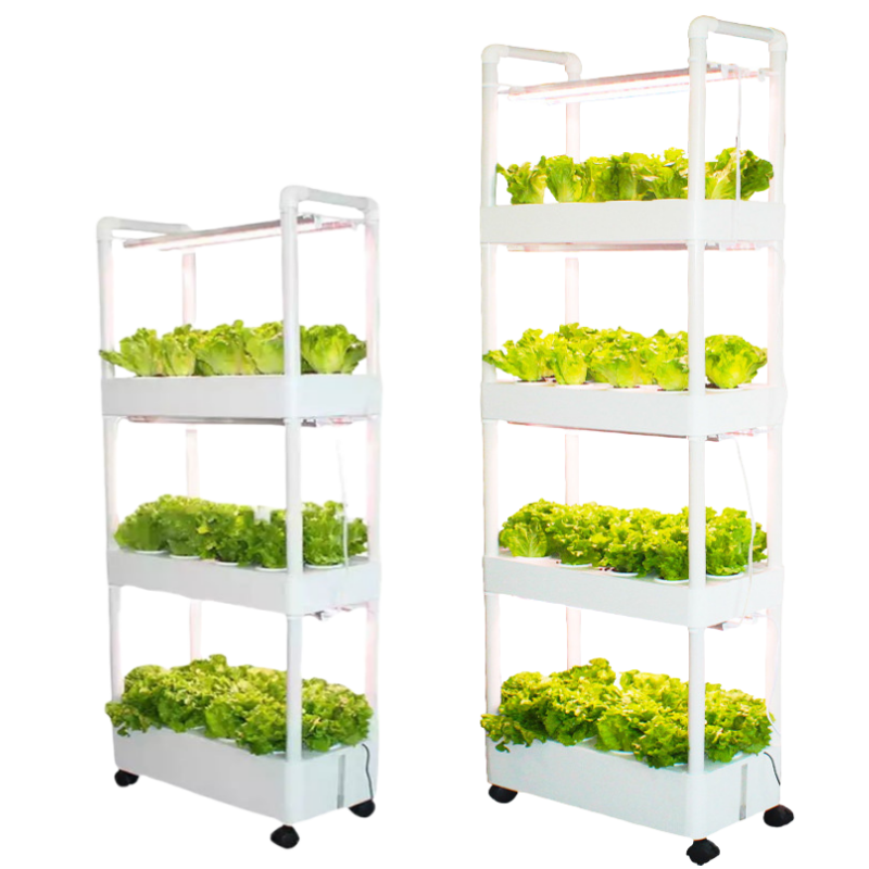 Balcony Gardening Vegetable Growing Hydroponic System for Kitchen 3-layer Smart Planter